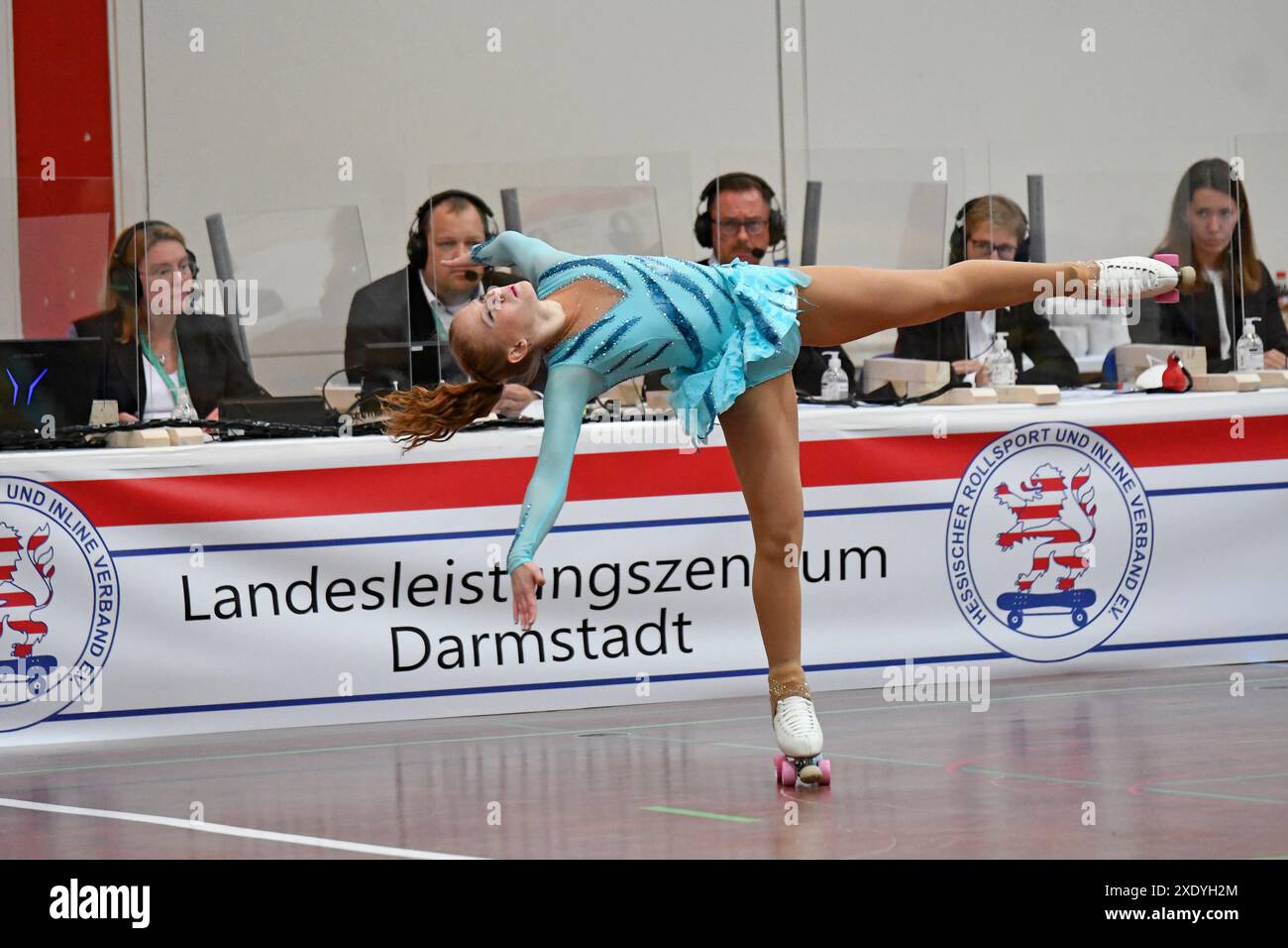 Championnat allemand de patinage artistique à roulettes Banque D'Images