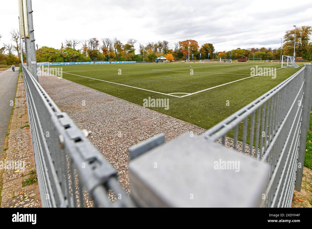 Terrains de sport fermés en raison de la pandémie de corona Banque D'Images