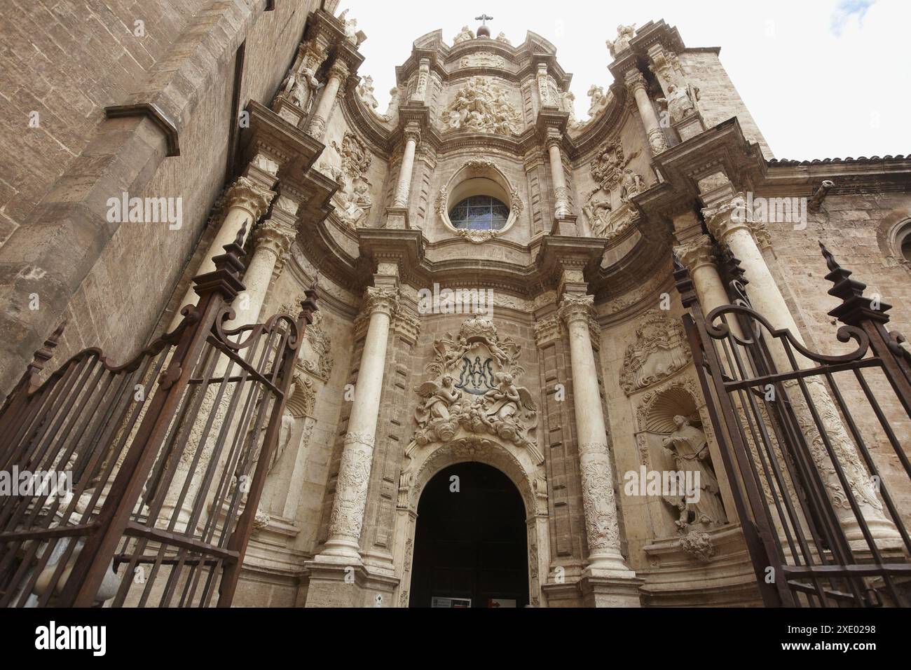 La Cathédrale, la Plaça de la Reina, Valence. Comunidad Valenciana, Espagne Banque D'Images