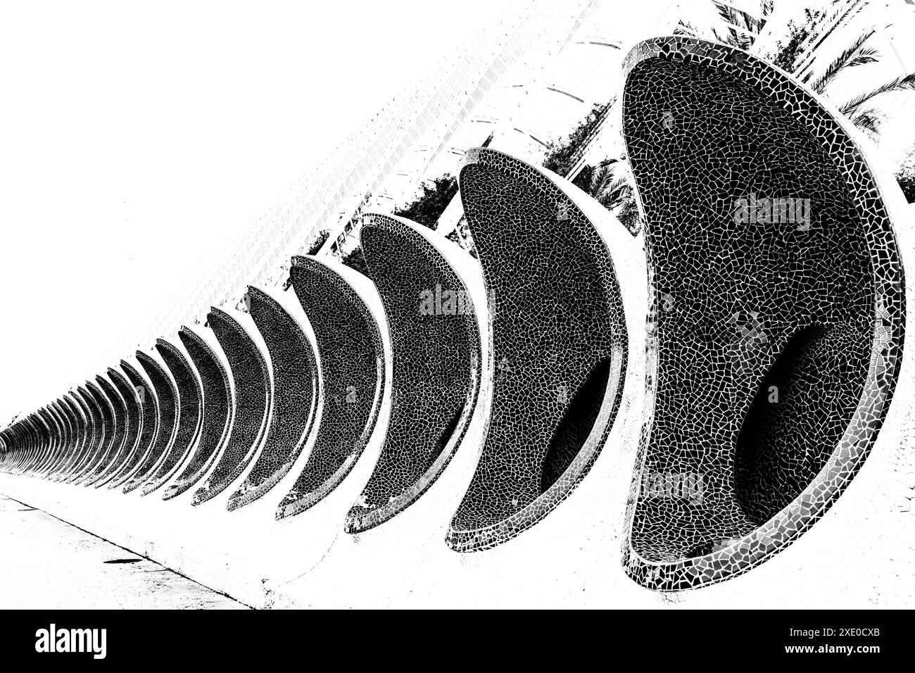 Cité des Arts et des Sciences Valence Espagne Banque D'Images