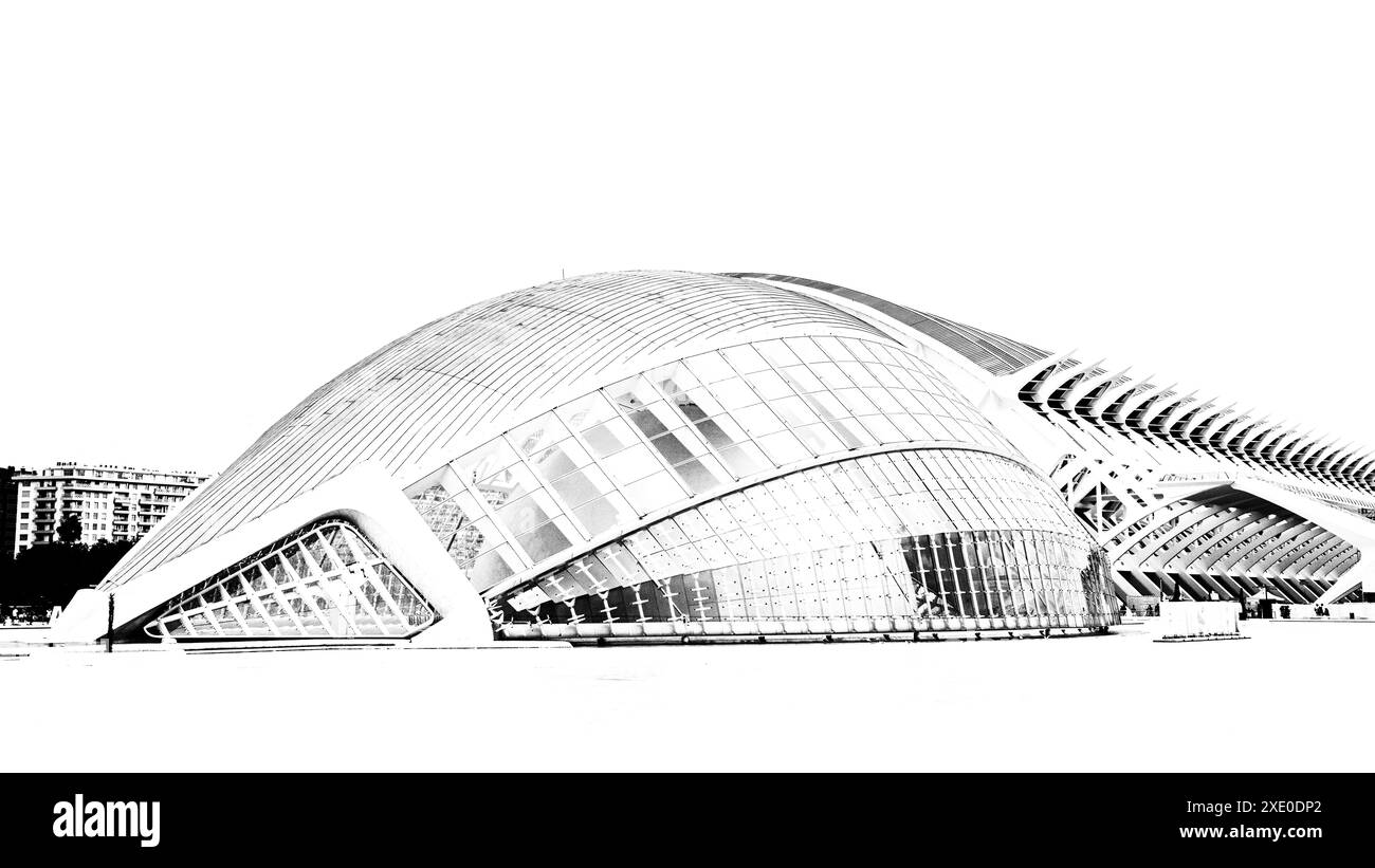 Cité des Arts et des Sciences Valence Espagne Banque D'Images