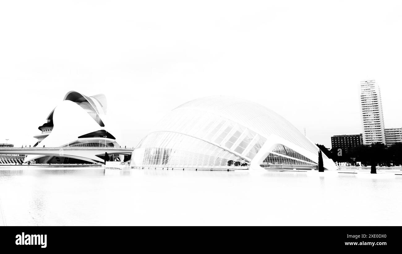 Cité des Arts et des Sciences Valence Espagne Banque D'Images