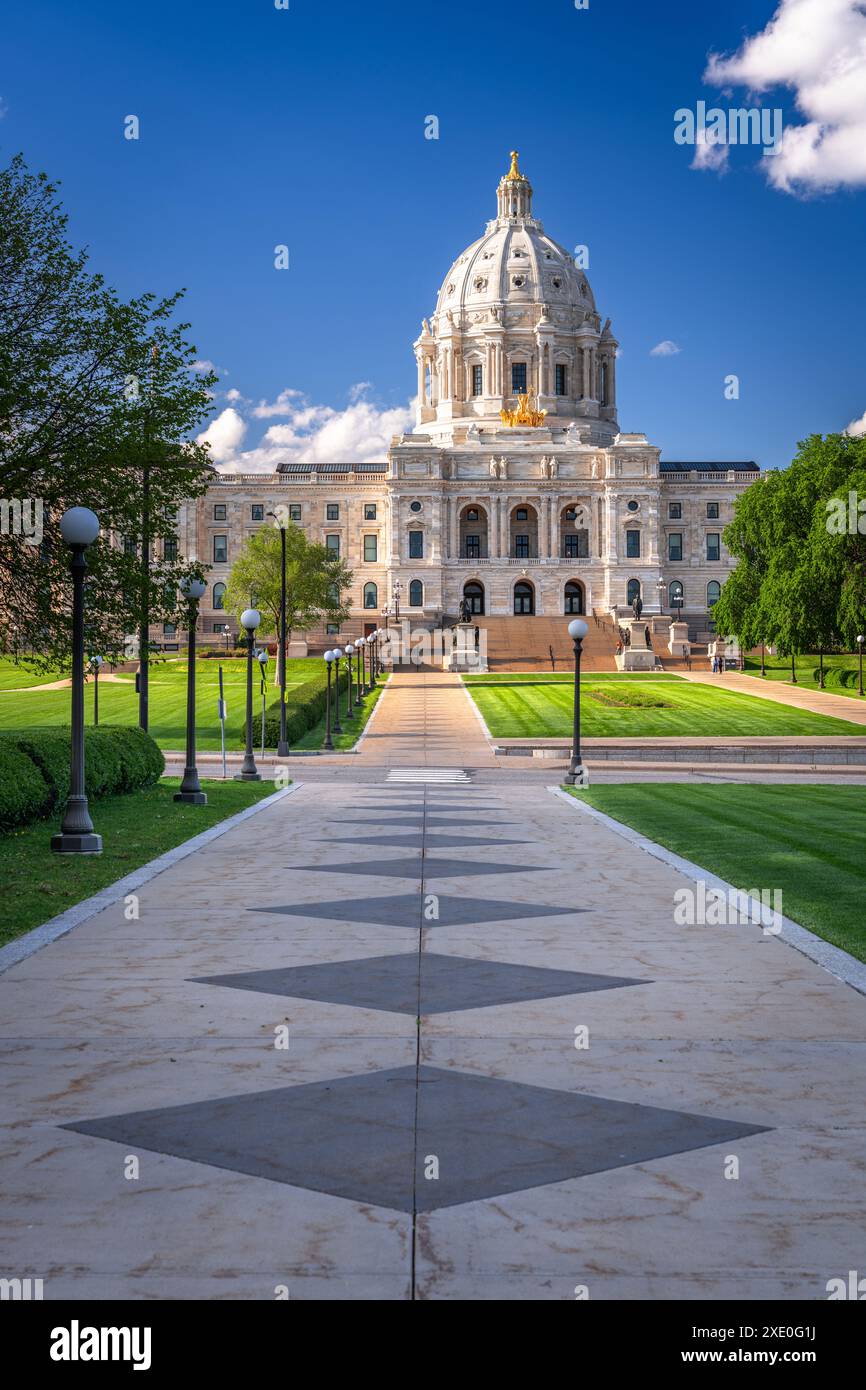 Paul, Minnesota, États-Unis au Minnesota State Capitol Building. Banque D'Images