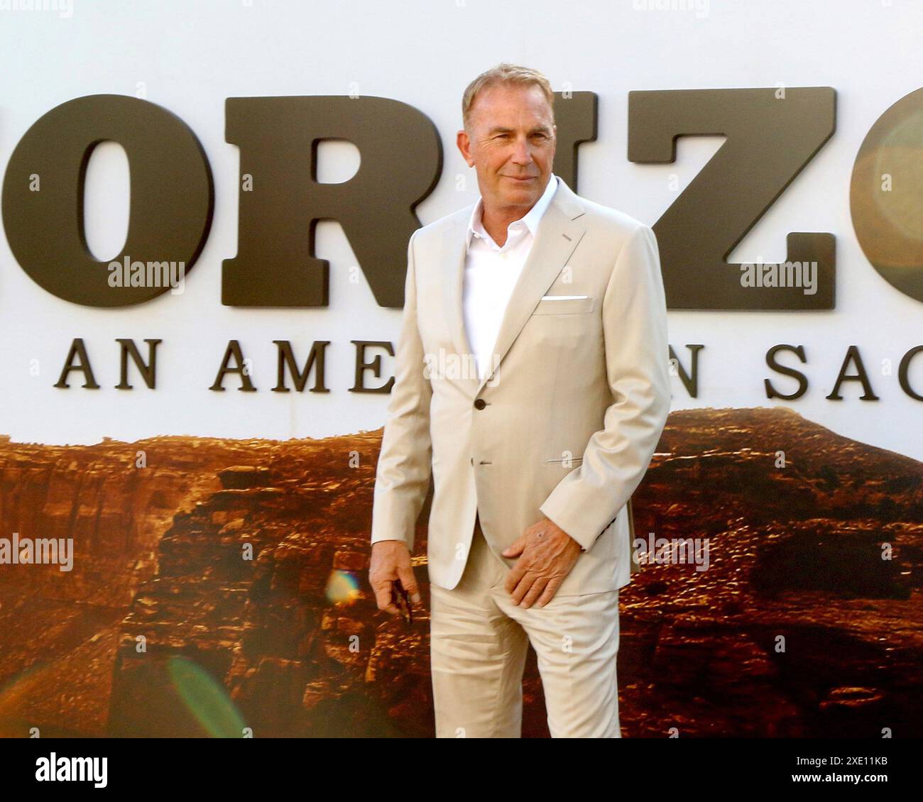 Californie, États-Unis. 24 juin 2024. Kevin Costner à Arrivals for HORIZON : AN AMERICAN saga CHAPTER 1 Premiere, Regency Village Theatre, Los Angeles, CA, 24 juin 2024. photo de : Priscilla Grant/Everett Collection/Alamy Live News Banque D'Images