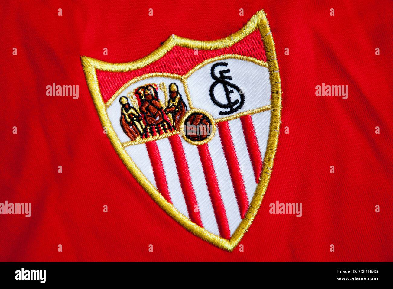 Logo/emblème/écusson du Sevilla FC Banque D'Images