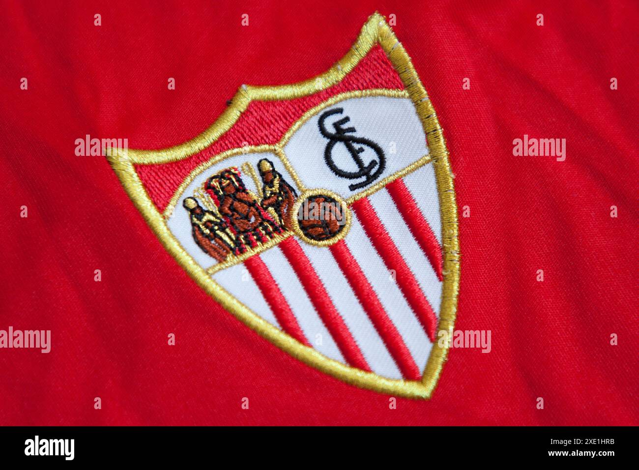 Logo/emblème/écusson du Sevilla FC Banque D'Images