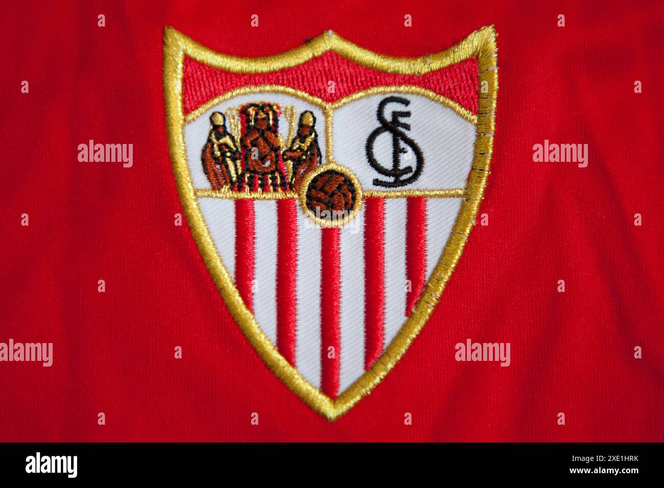 Logo/emblème/écusson du Sevilla FC Banque D'Images