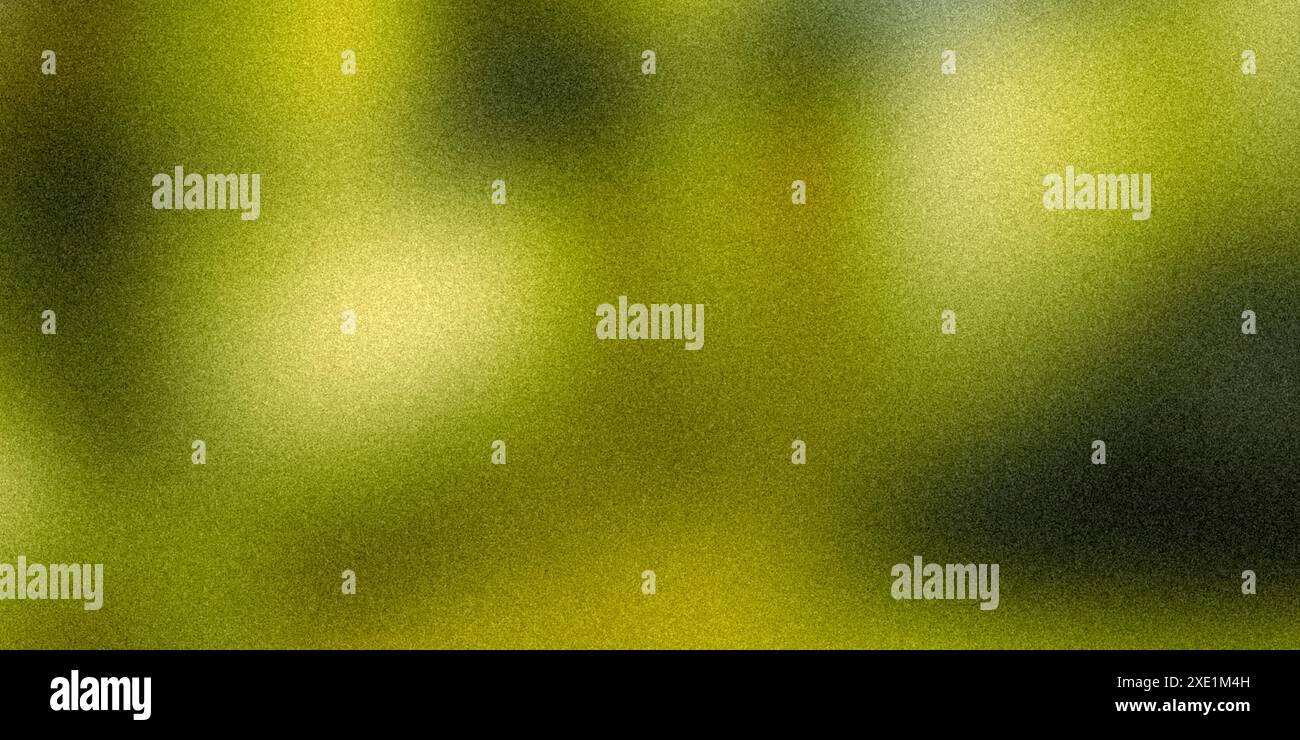 Fond mat vert avec évasement, bokeh, fond abstrait flou avec bruit granuleux, texture rugueuse Banque D'Images