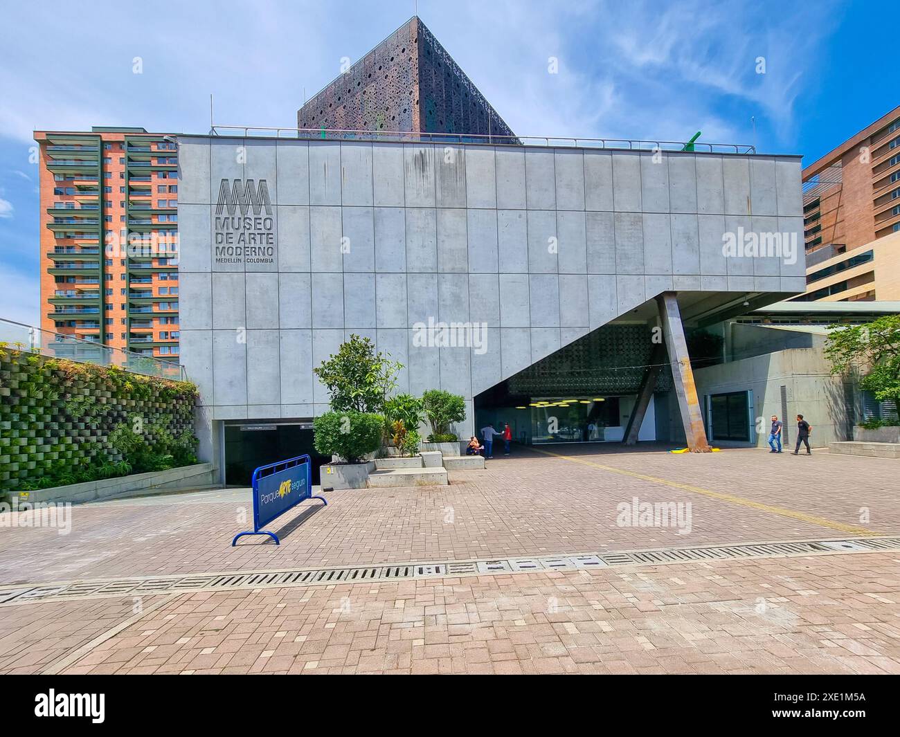 Colombie, Medellin, bâtiment du Musée d'Art moderne, vue extérieure Banque D'Images