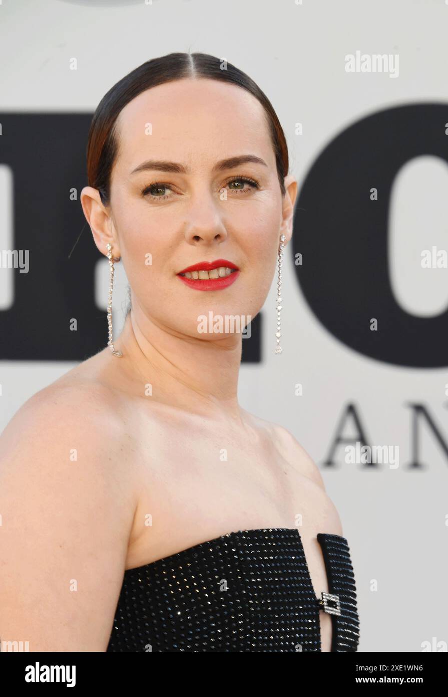 LOS ANGELES, CALIFORNIE - 24 JUIN : Jena Malone assiste à la première américaine de 'Horizon : an American Saga - Chapter 1' au Regency Village Theatre le 2 juin Banque D'Images