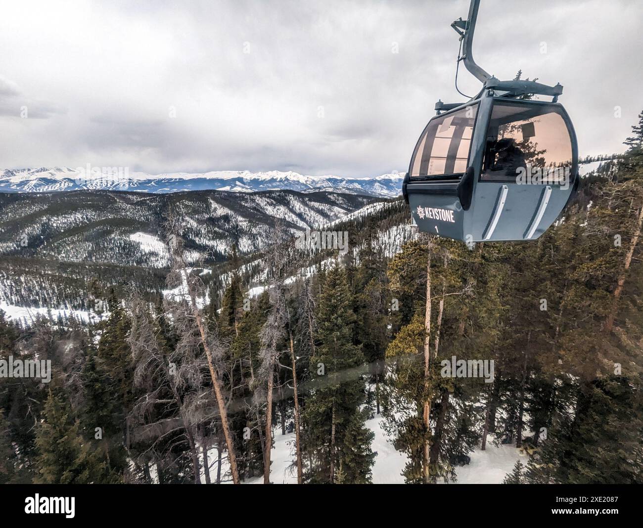 Keystone colorado station de ski et village au printemps Banque D'Images