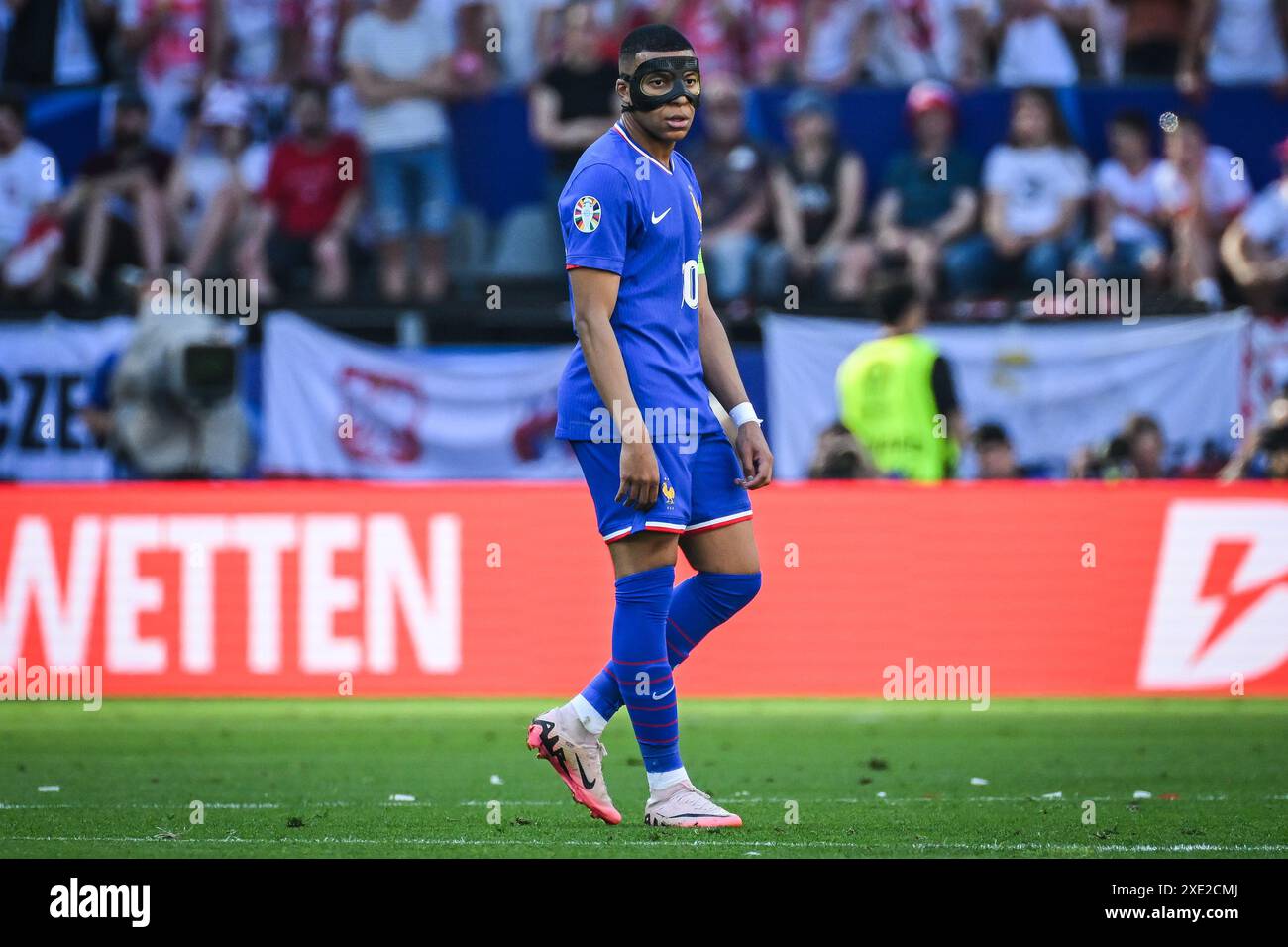 Dortmund, Allemagne. 25 juin 2024. Kylian MBAPPE, de France, lors de l'UEFA Euro 2024, match de football du Groupe d entre la France et la Pologne le 25 juin 2024 au signal Iduna Park à Dortmund, Allemagne. Agence photo indépendante/Alamy Live News Banque D'Images