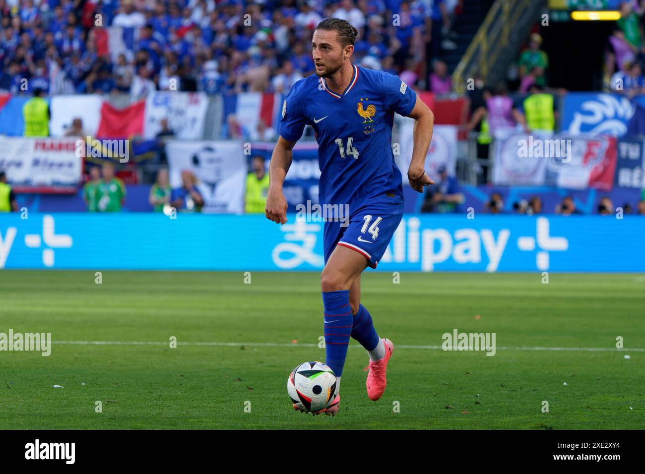 Adrien Rabiot de France lors de l'UEFA Euro 2024 - France vs Pologne, Championnat d'Europe de football de l'UEFA à Dortmund, Allemagne, juin 25 2024 Banque D'Images