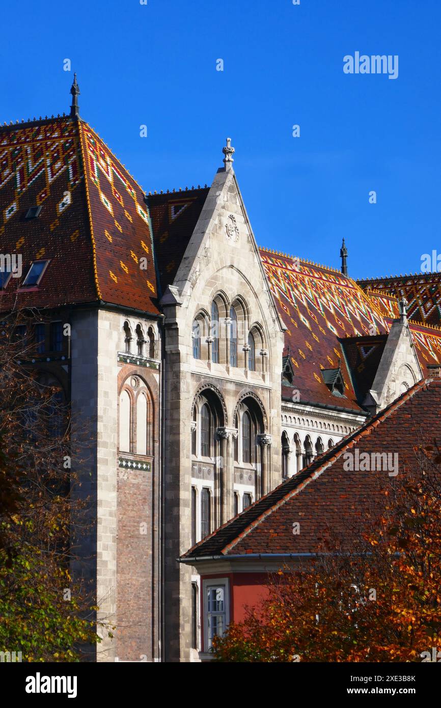 Archives d'État hongroises à Budapest Banque D'Images