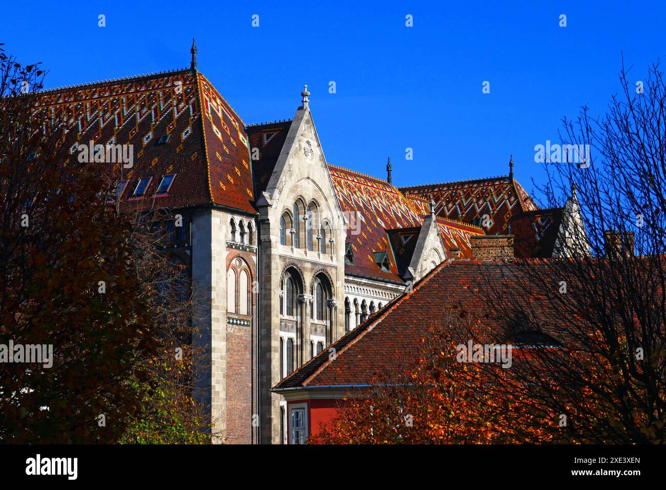 Archives d'État hongroises à Budapest Banque D'Images