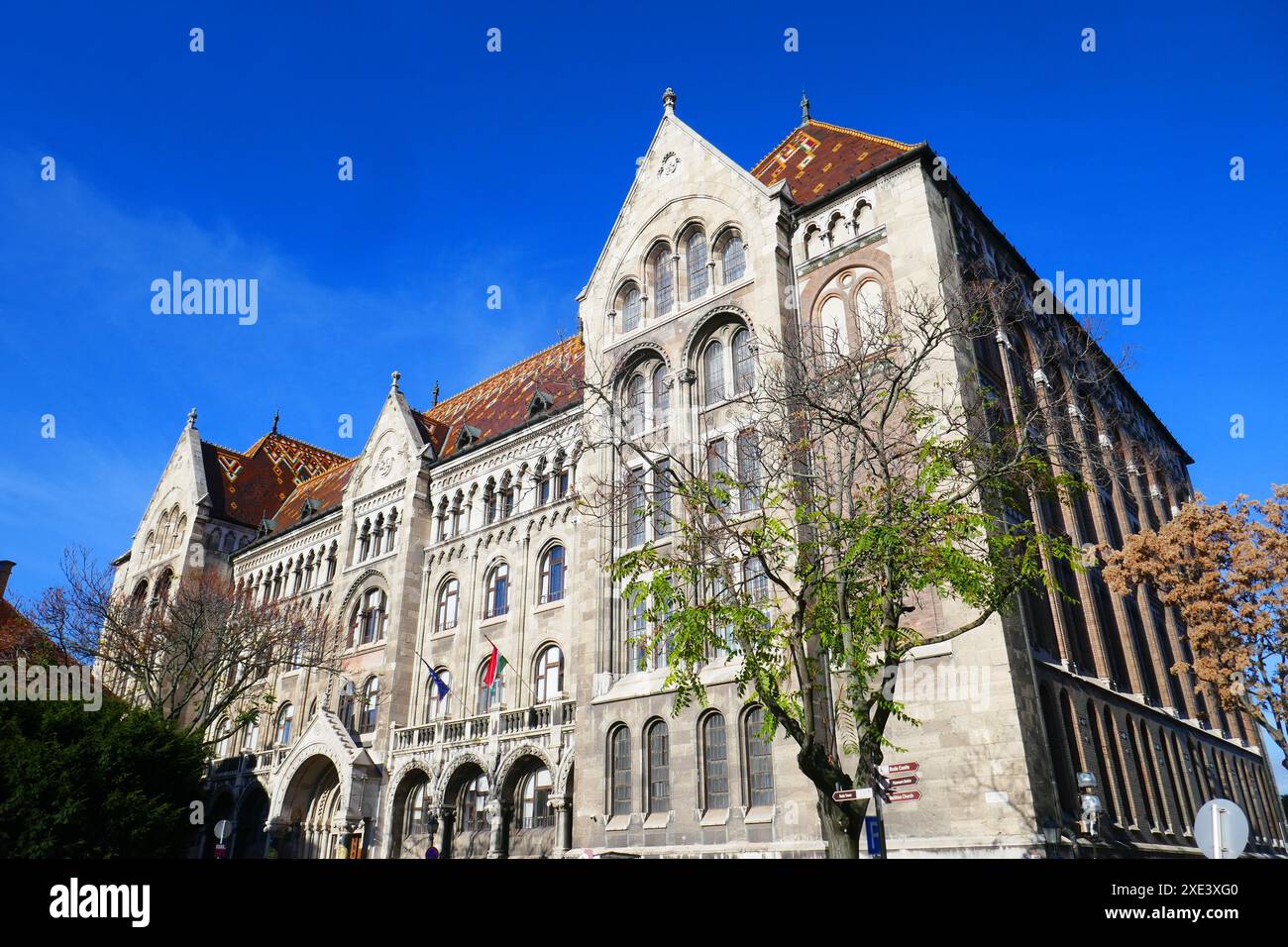 Archives d'État hongroises à Budapest Banque D'Images