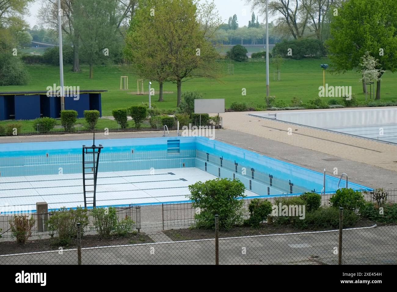 Piscine, piscine extérieure Banque D'Images