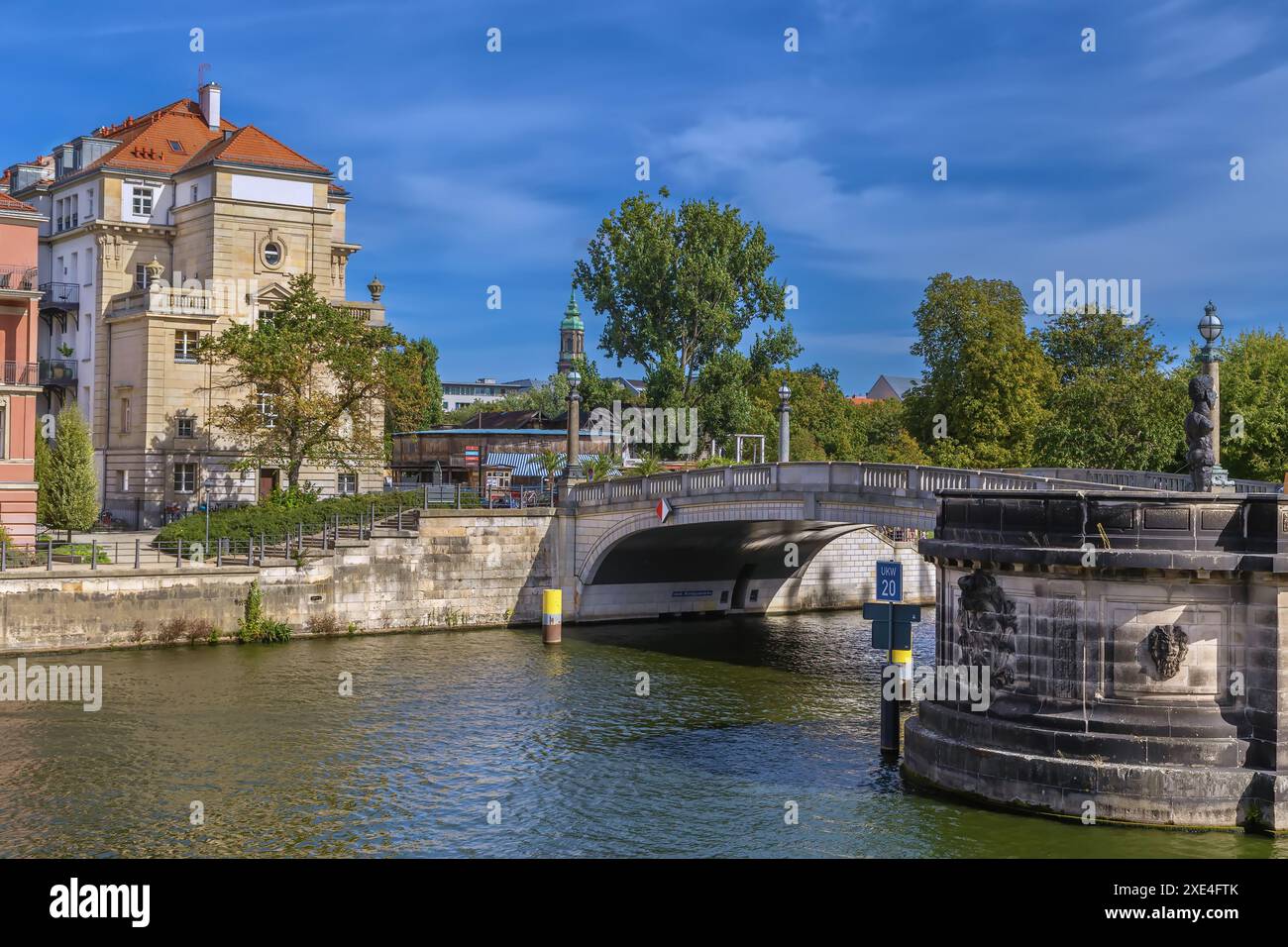 Pont Monbijou, Berlin, Allemagne Banque D'Images