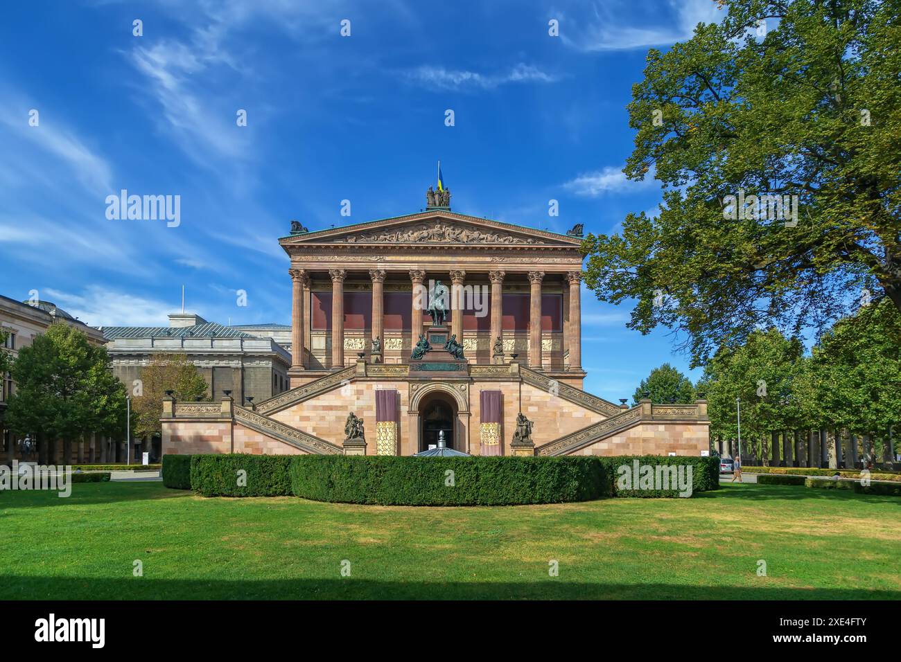L'Alte Nationalgalerie, Berlin, Allemagne Banque D'Images