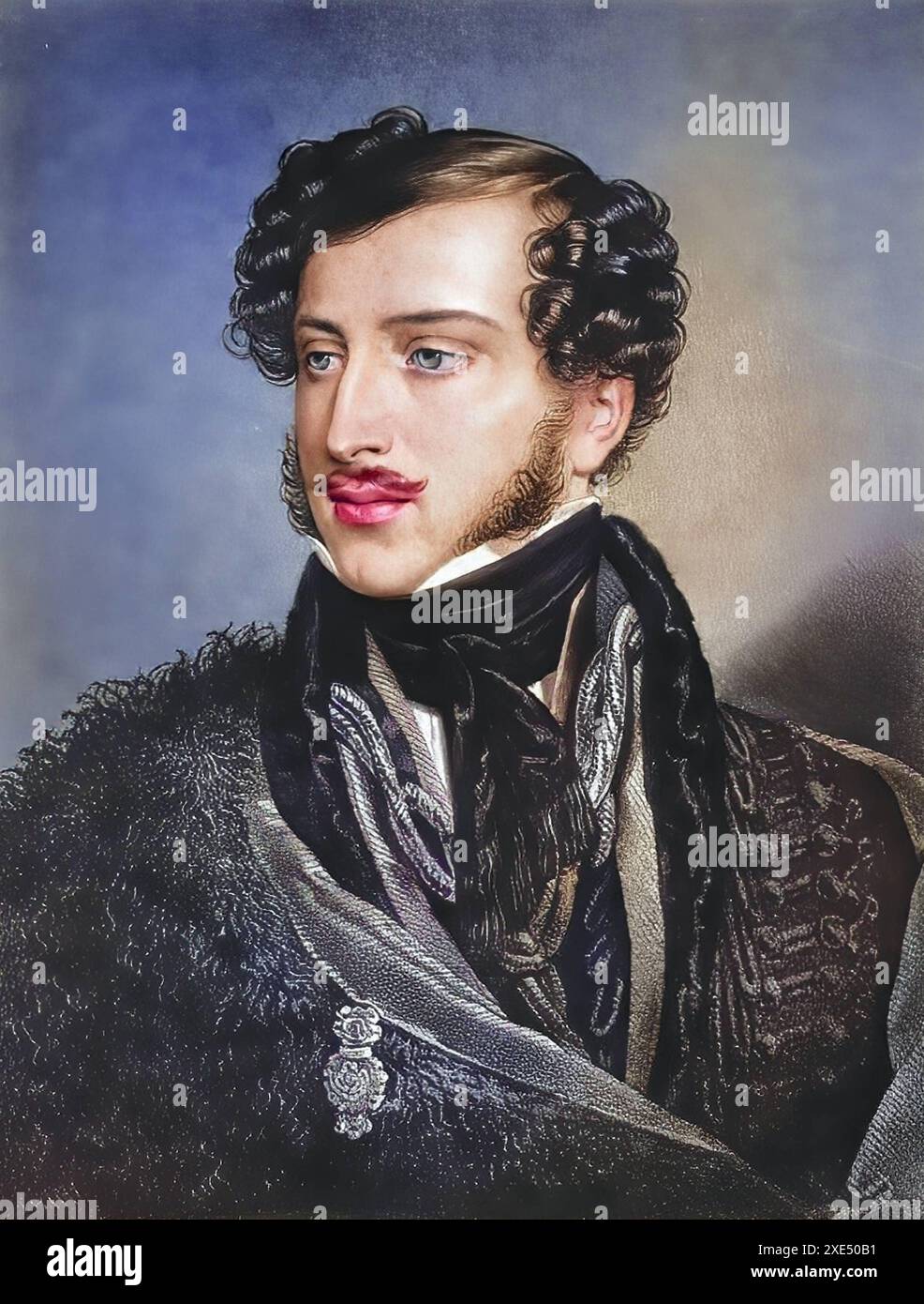 Georg Karolyi von Nagy-Karoly 1802-1877, ungarischer Politiker, Historisch, digital restaurierte Reproduktion von einer Vorlage aus dem 19. Jahrhunder Banque D'Images