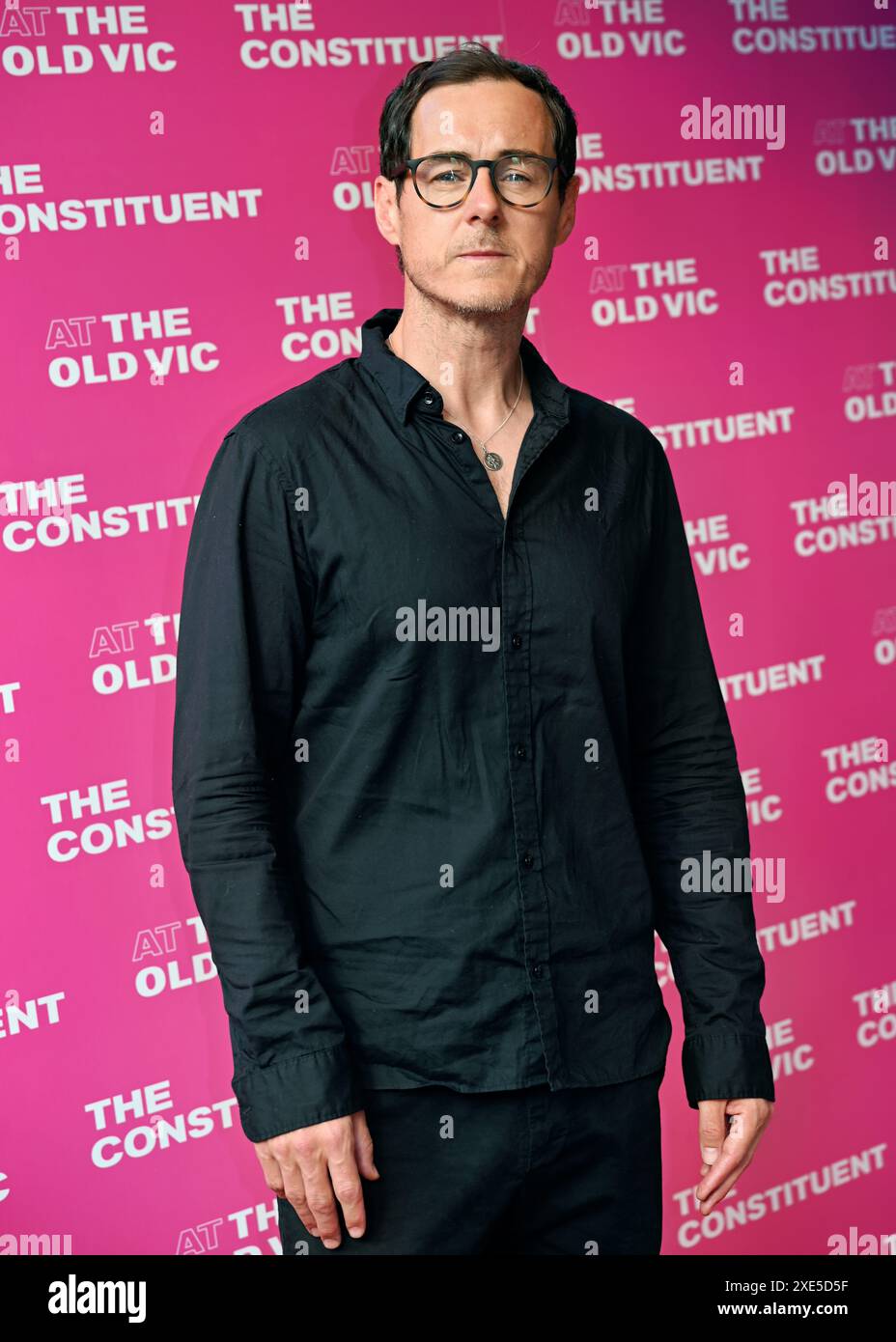 LONDRES, ROYAUME-UNI. 25 juin 2024. Andrew Knott assiste à Press Night - The Constituent au théâtre Old Vic, Londres, Royaume-Uni. Crédit : Voir Li/Picture Capital/Alamy Live News Banque D'Images