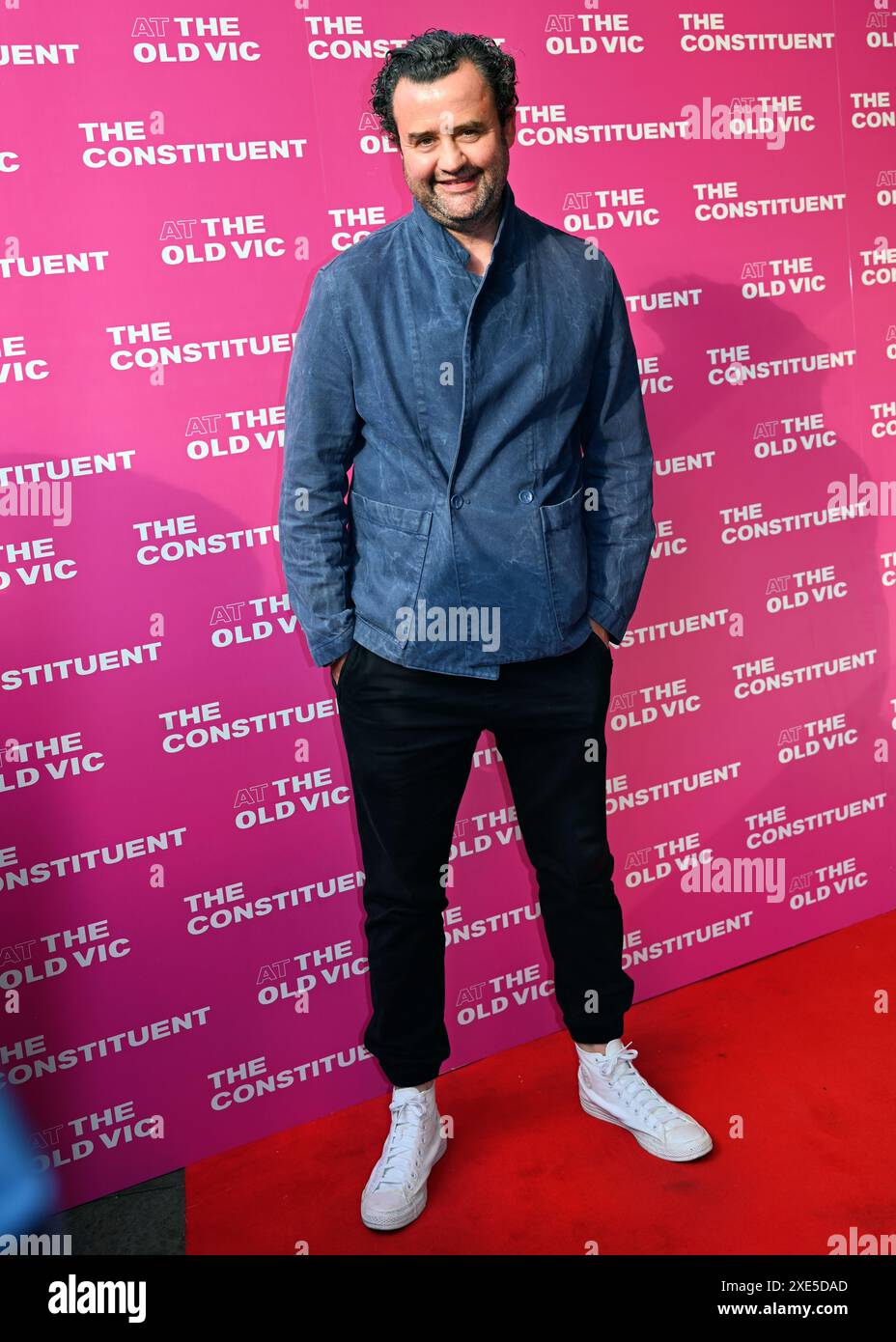 LONDRES, ROYAUME-UNI. 25 juin 2024. Daniel Mays assiste à Press Night - The Constituent au théâtre Old Vic, Londres, Royaume-Uni. Crédit : Voir Li/Picture Capital/Alamy Live News Banque D'Images