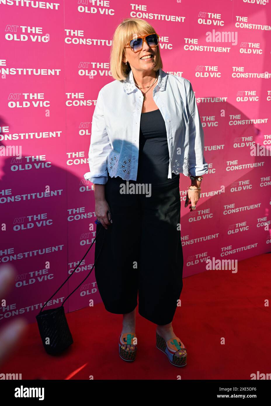 LONDRES, ROYAUME-UNI. 25 juin 2024. Fay Ripley assiste à Press Night - The Constituent au théâtre Old Vic, Londres, Royaume-Uni. Crédit : Voir Li/Picture Capital/Alamy Live News Banque D'Images