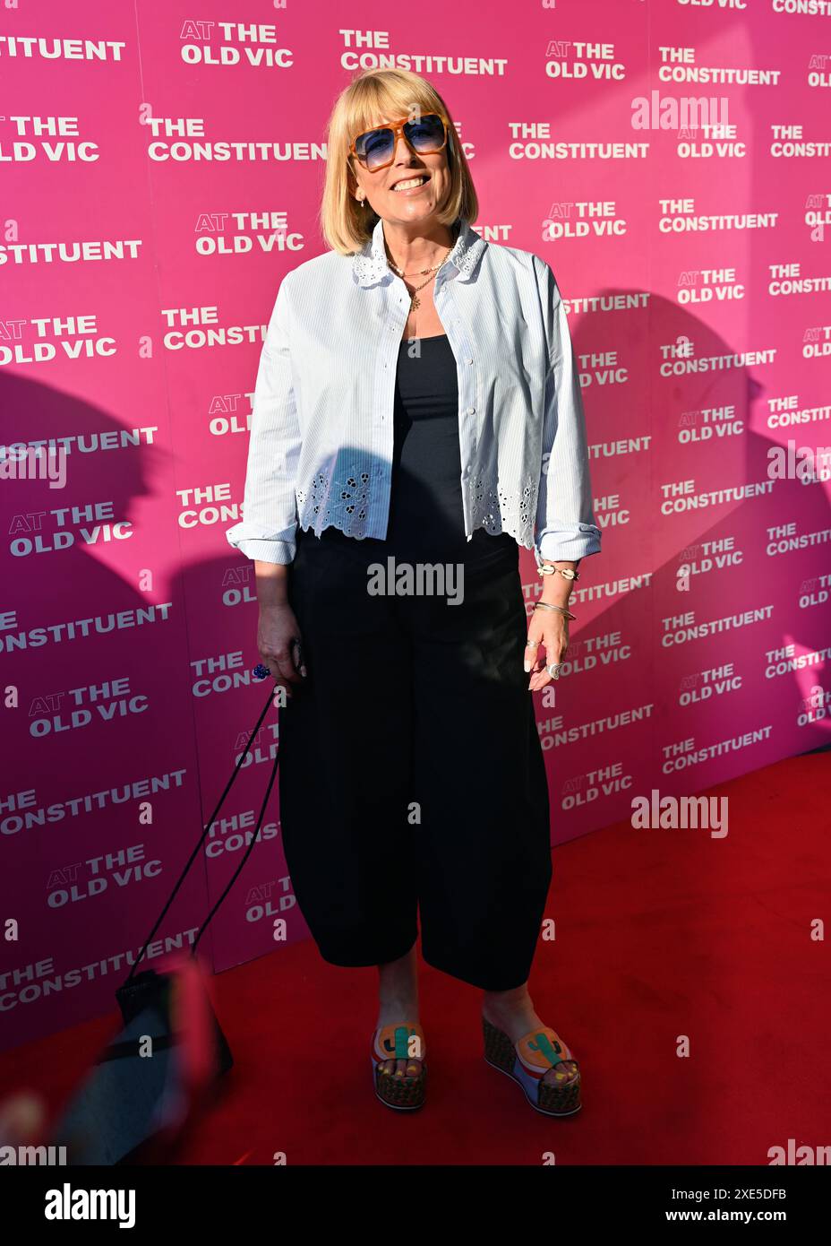 LONDRES, ROYAUME-UNI. 25 juin 2024. Fay Ripley assiste à Press Night - The Constituent au théâtre Old Vic, Londres, Royaume-Uni. Crédit : Voir Li/Picture Capital/Alamy Live News Banque D'Images