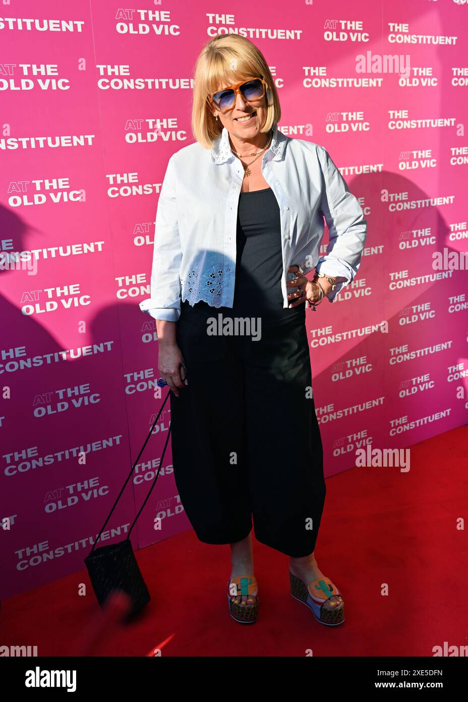 LONDRES, ROYAUME-UNI. 25 juin 2024. Fay Ripley assiste à Press Night - The Constituent au théâtre Old Vic, Londres, Royaume-Uni. Crédit : Voir Li/Picture Capital/Alamy Live News Banque D'Images