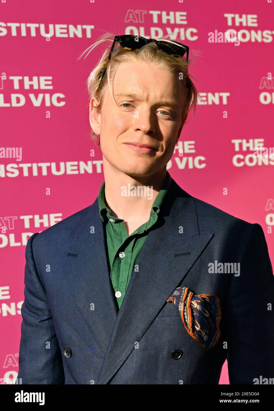 LONDRES, ROYAUME-UNI. 25 juin 2024. Freddie Fox assiste à Press Night - The Constituent au théâtre Old Vic, Londres, Royaume-Uni. Crédit : Voir Li/Picture Capital/Alamy Live News Banque D'Images