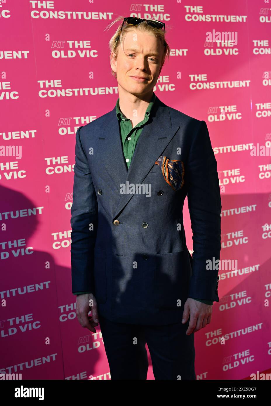 LONDRES, ROYAUME-UNI. 25 juin 2024. Freddie Fox assiste à Press Night - The Constituent au théâtre Old Vic, Londres, Royaume-Uni. Crédit : Voir Li/Picture Capital/Alamy Live News Banque D'Images