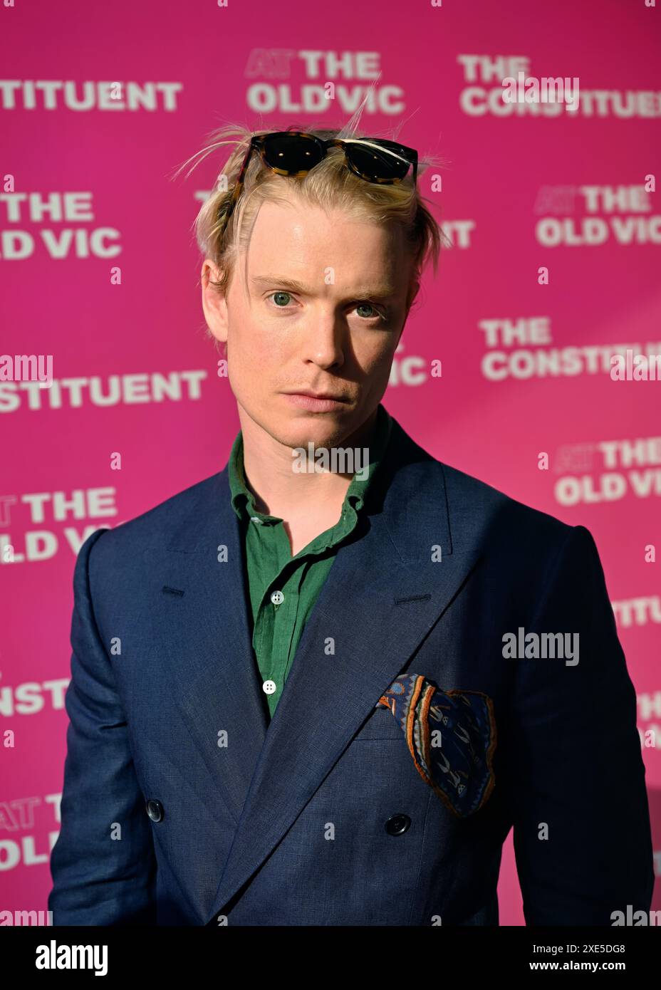 LONDRES, ROYAUME-UNI. 25 juin 2024. Freddie Fox assiste à Press Night - The Constituent au théâtre Old Vic, Londres, Royaume-Uni. Crédit : Voir Li/Picture Capital/Alamy Live News Banque D'Images