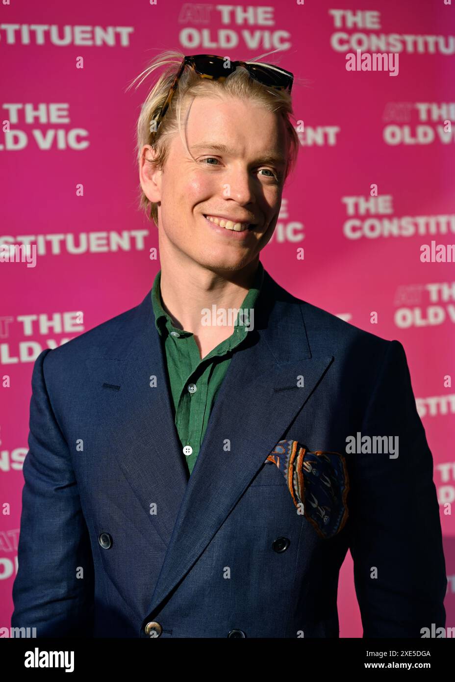 LONDRES, ROYAUME-UNI. 25 juin 2024. Freddie Fox assiste à Press Night - The Constituent au théâtre Old Vic, Londres, Royaume-Uni. Crédit : Voir Li/Picture Capital/Alamy Live News Banque D'Images