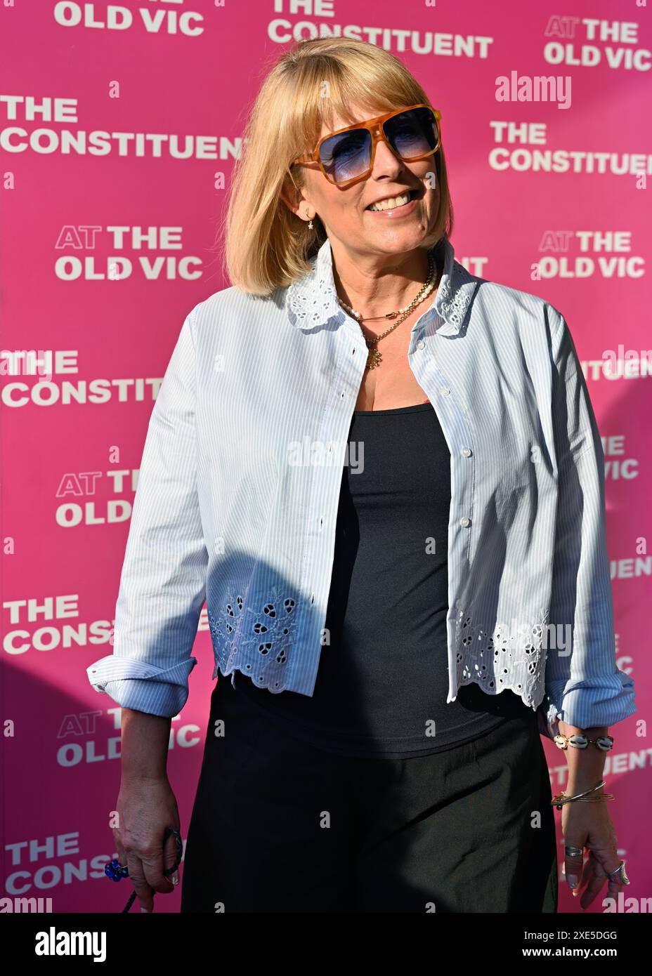 LONDRES, ROYAUME-UNI. 25 juin 2024. Fay Ripley assiste à Press Night - The Constituent au théâtre Old Vic, Londres, Royaume-Uni. Crédit : Voir Li/Picture Capital/Alamy Live News Banque D'Images