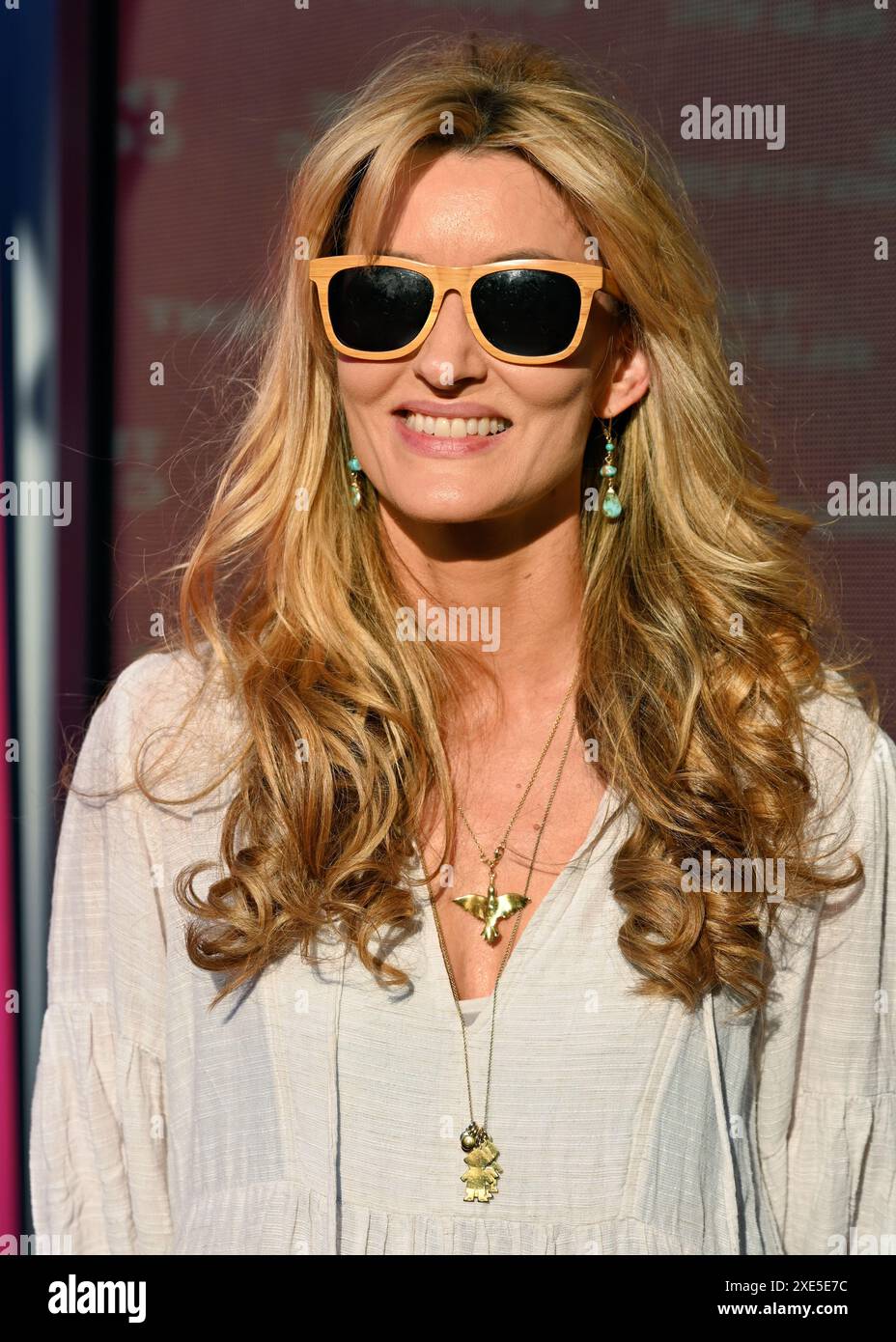 LONDRES, ROYAUME-UNI. 25 juin 2024. Natascha McElhone assiste à Press Night - The Constituent au théâtre Old Vic, Londres, Royaume-Uni. Crédit : Voir Li/Picture Capital/Alamy Live News Banque D'Images