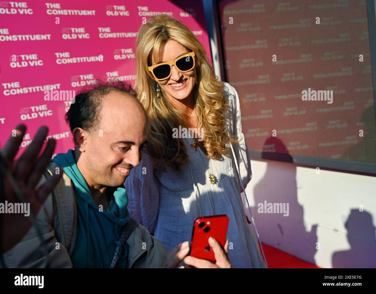 LONDRES, ROYAUME-UNI. 25 juin 2024. Natascha McElhone assiste à Press Night - The Constituent au théâtre Old Vic, Londres, Royaume-Uni. Crédit : Voir Li/Picture Capital/Alamy Live News Banque D'Images