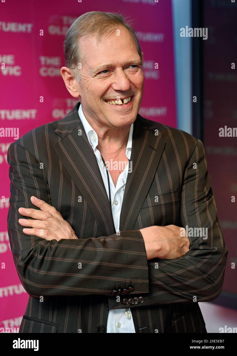 LONDRES, ROYAUME-UNI. 25 juin 2024. Paul Simonon assiste à Press Night - The Constituent au théâtre Old Vic, Londres, Royaume-Uni. Crédit : Voir Li/Picture Capital/Alamy Live News Banque D'Images