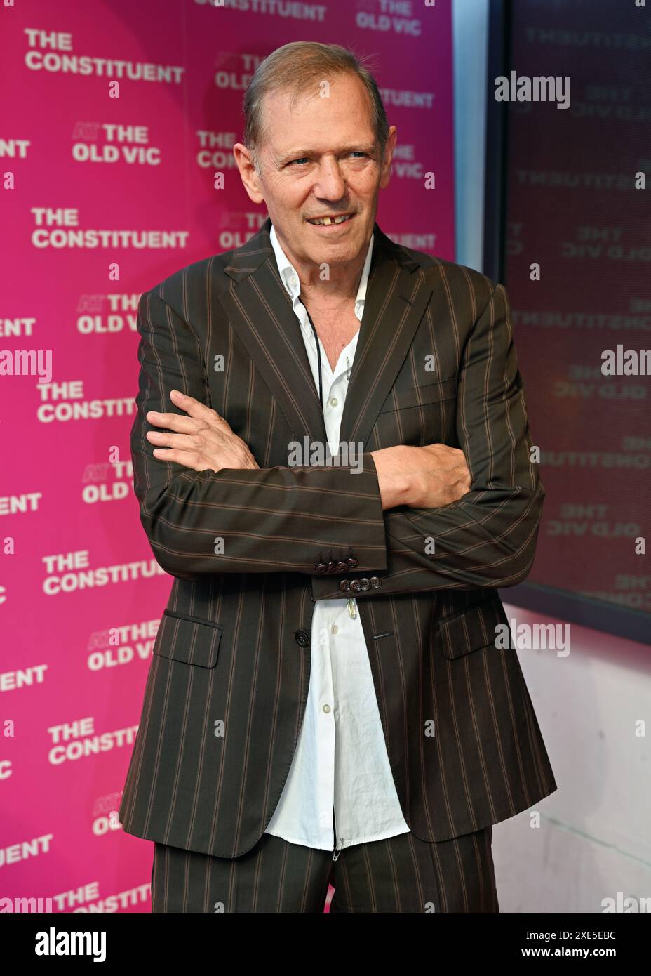 LONDRES, ROYAUME-UNI. 25 juin 2024. Paul Simonon assiste à Press Night - The Constituent au théâtre Old Vic, Londres, Royaume-Uni. Crédit : Voir Li/Picture Capital/Alamy Live News Banque D'Images