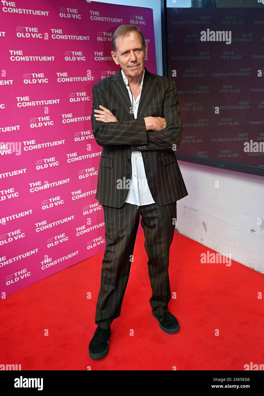 LONDRES, ROYAUME-UNI. 25 juin 2024. Paul Simonon assiste à Press Night - The Constituent au théâtre Old Vic, Londres, Royaume-Uni. Crédit : Voir Li/Picture Capital/Alamy Live News Banque D'Images