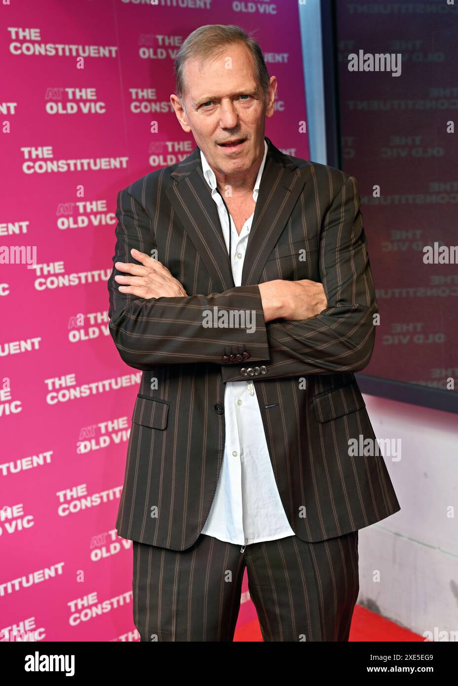 LONDRES, ROYAUME-UNI. 25 juin 2024. Paul Simonon assiste à Press Night - The Constituent au théâtre Old Vic, Londres, Royaume-Uni. Crédit : Voir Li/Picture Capital/Alamy Live News Banque D'Images