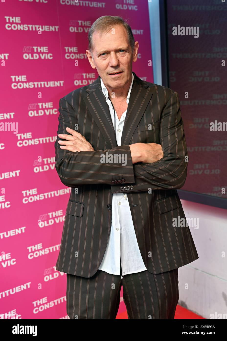 LONDRES, ROYAUME-UNI. 25 juin 2024. Paul Simonon assiste à Press Night - The Constituent au théâtre Old Vic, Londres, Royaume-Uni. Crédit : Voir Li/Picture Capital/Alamy Live News Banque D'Images