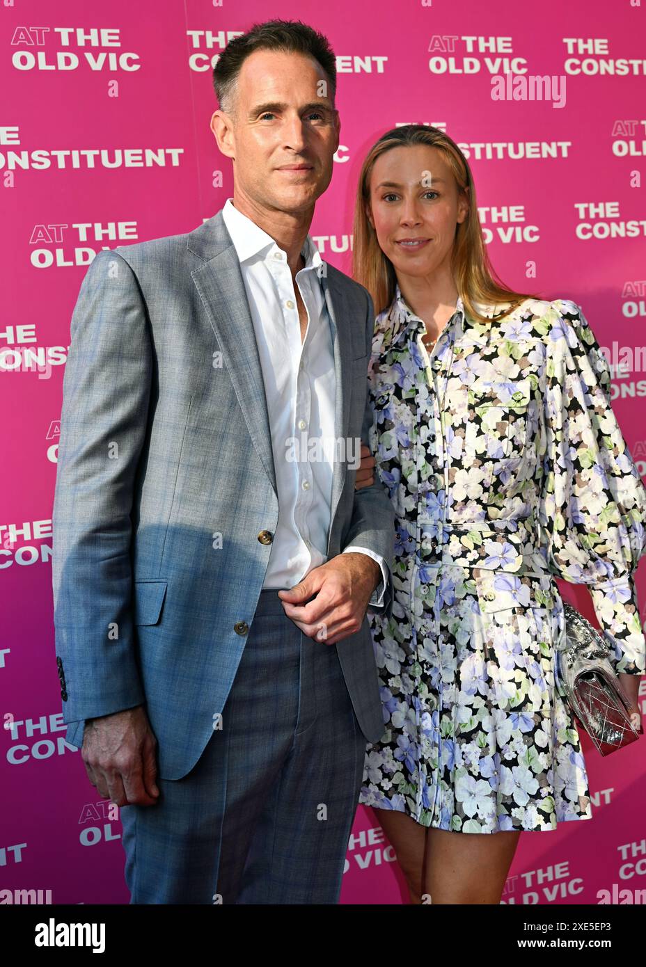 LONDRES, ROYAUME-UNI. 25 juin 2024. Les invités assistent à Press Night - The Constituent au théâtre Old Vic, Londres, Royaume-Uni. Crédit : Voir Li/Picture Capital/Alamy Live News Banque D'Images
