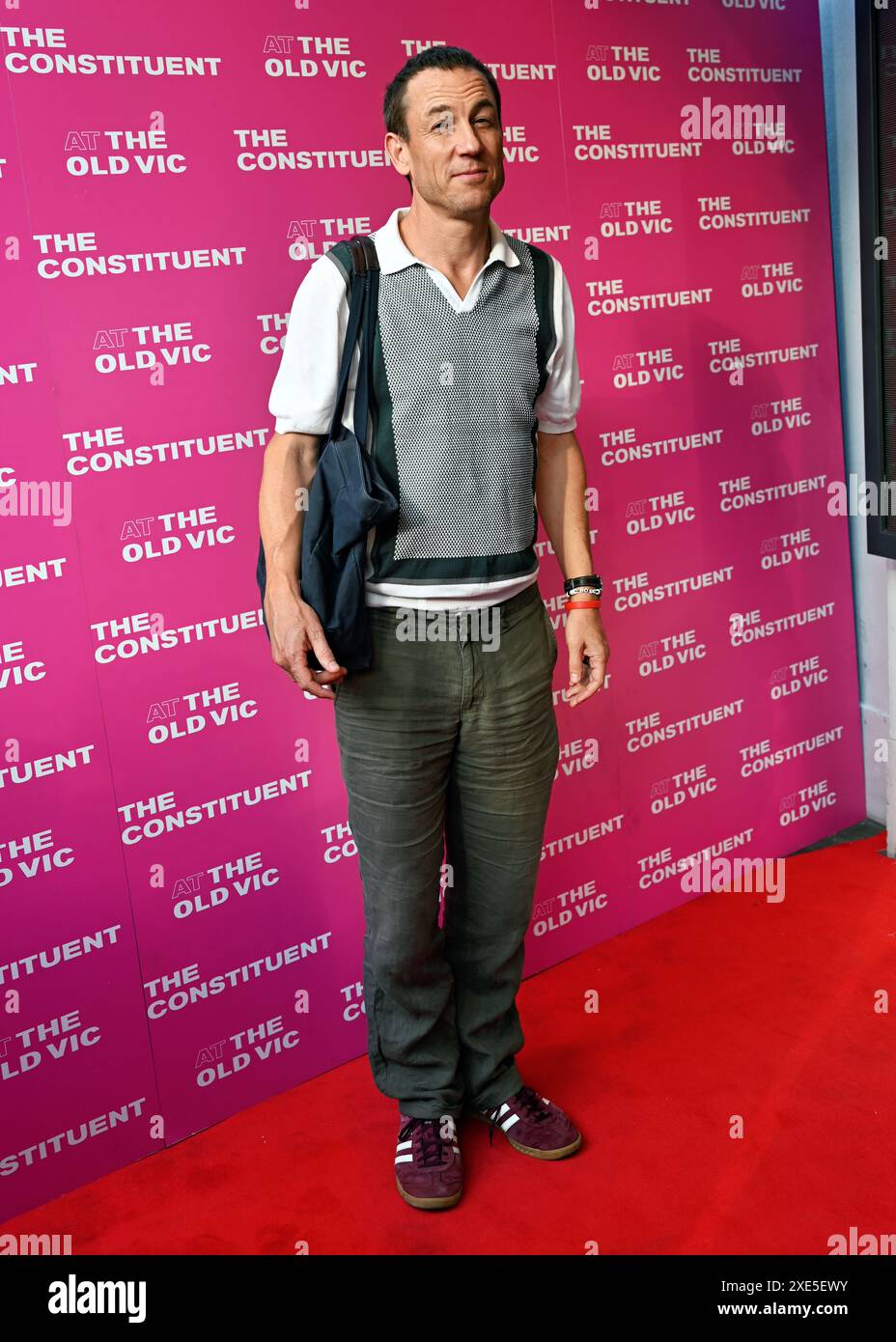 LONDRES, ROYAUME-UNI. 25 juin 2024. Tobias Menzies assiste à Press Night - The Constituent au théâtre Old Vic, Londres, Royaume-Uni. Crédit : Voir Li/Picture Capital/Alamy Live News Banque D'Images
