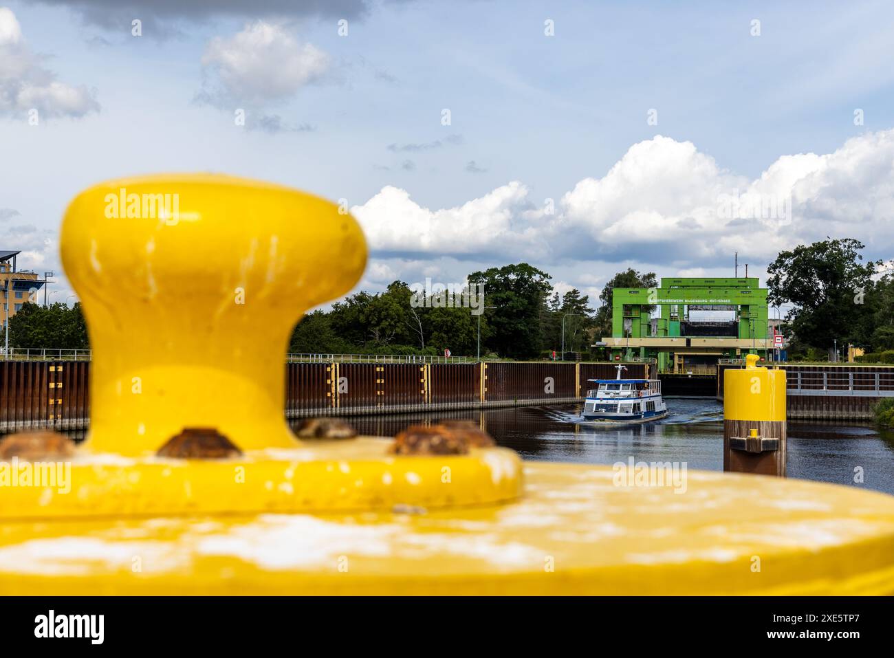 Photos du carrefour Magdeburg Rothesee Hohenwarthe Banque D'Images