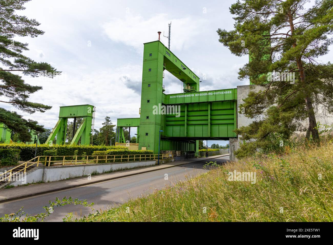 Photos du carrefour Magdeburg Rothesee Hohenwarthe Banque D'Images