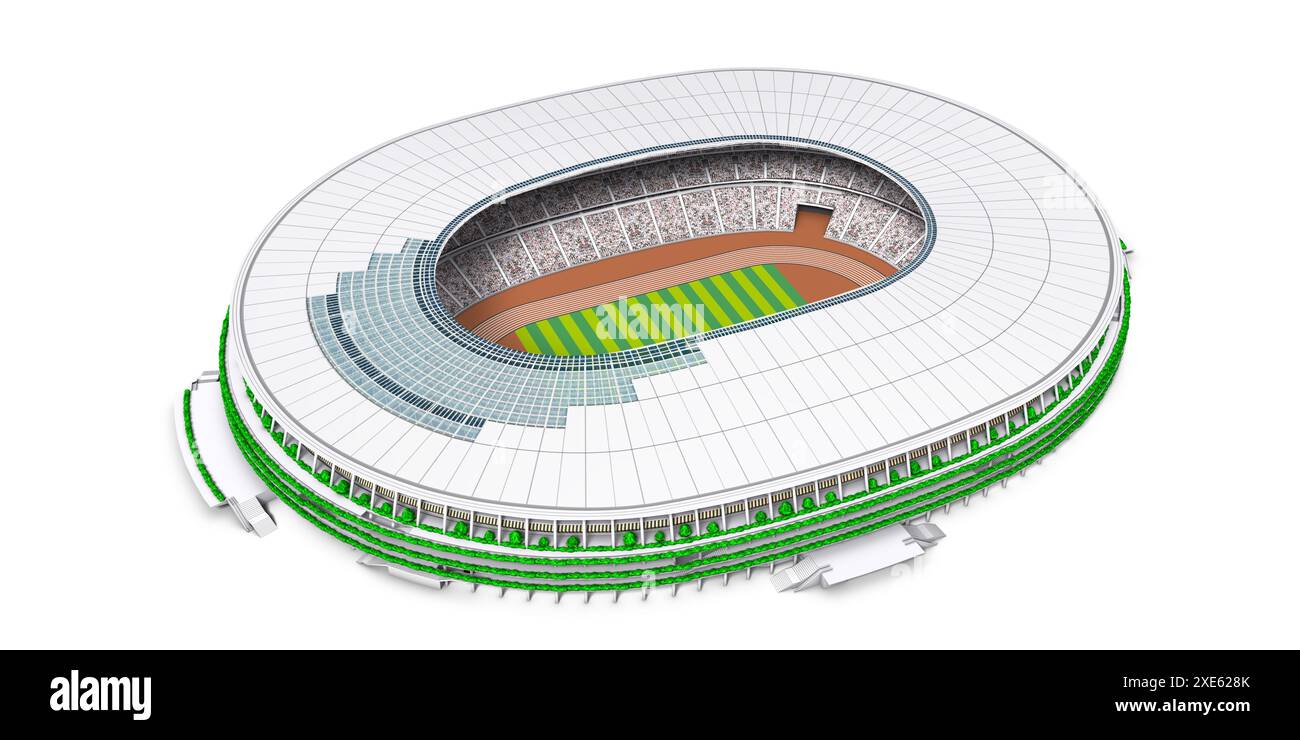 Nouveau toit du nouveau stade national, Tokyo 3 Banque D'Images