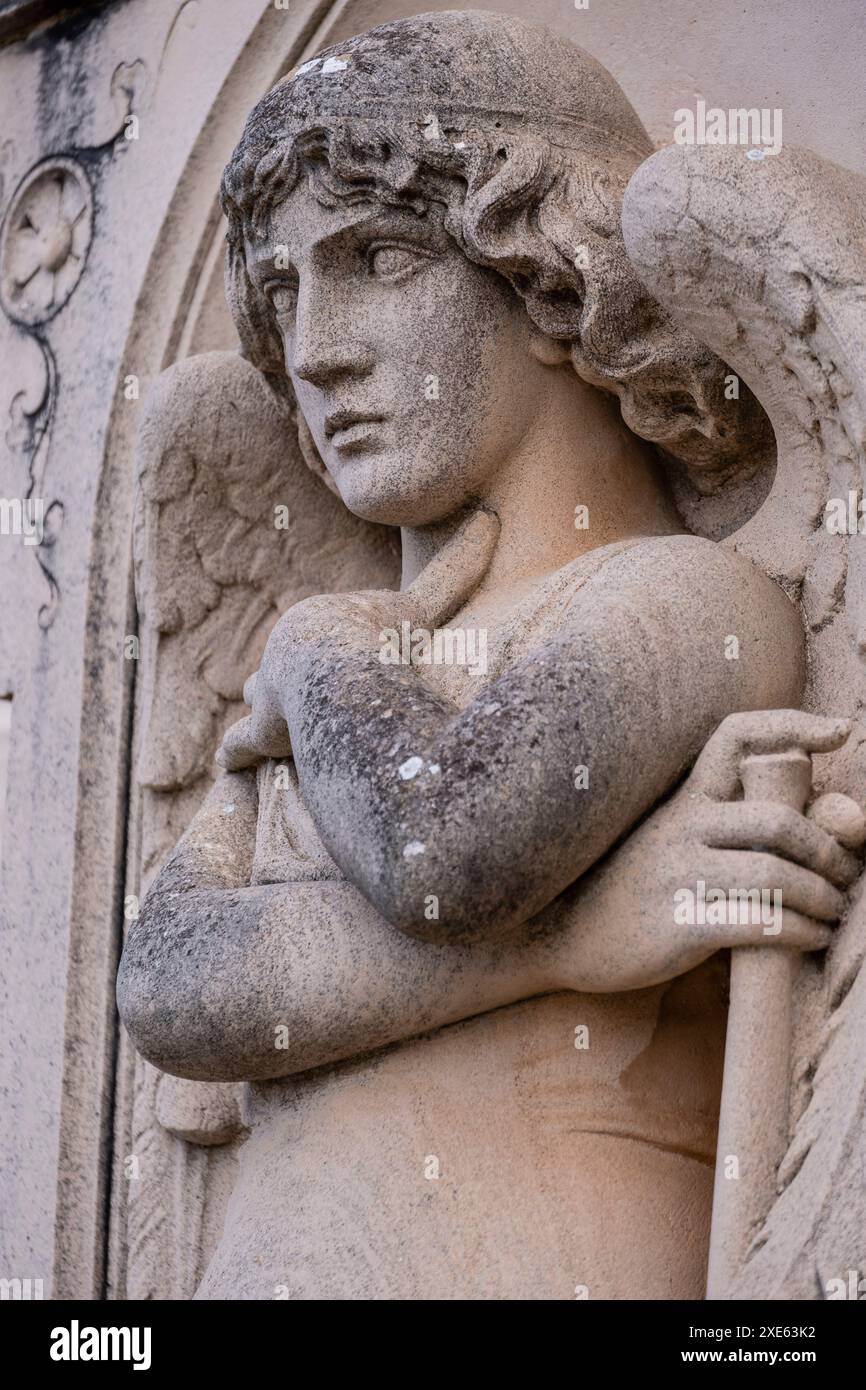 Ange avec trompette Banque D'Images