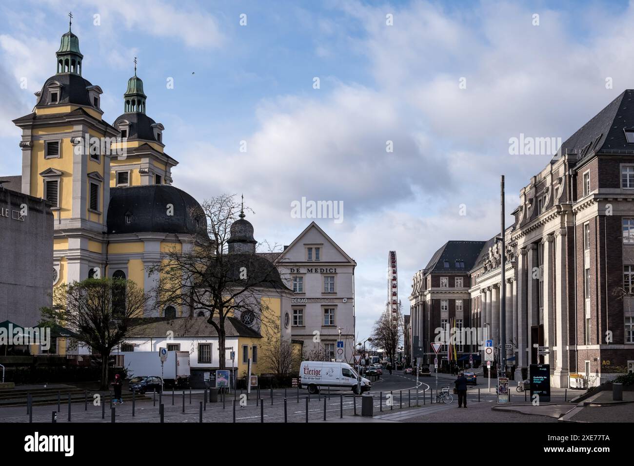 Paysage urbain de Dusseldorf, la collection d'art de l'État fédéral allemand de Rhénanie du Nord-Westphalie, Dusseldorf, Allemagne Banque D'Images