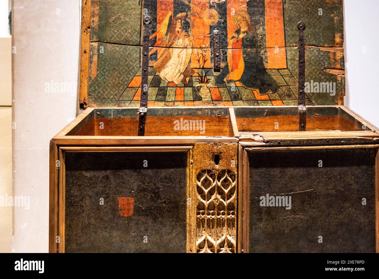 Poitrine de la mariée avec une image de l'annonce Banque D'Images