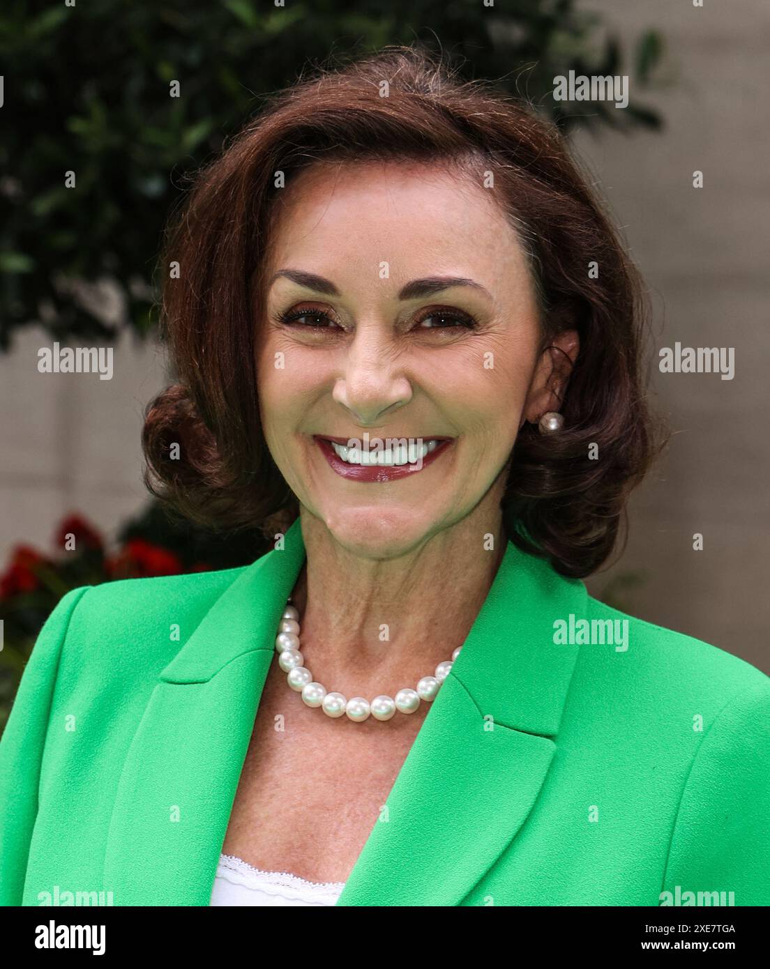 Shirley Ballas participe aux TRICS Awards 2024 à Grosvenor House à Londres. (Photo Brett Cove / SOPA images/SIPA USA) Banque D'Images